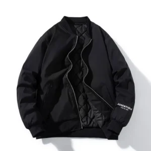 Black FOG Essentials Iridescent Puffer Jacket