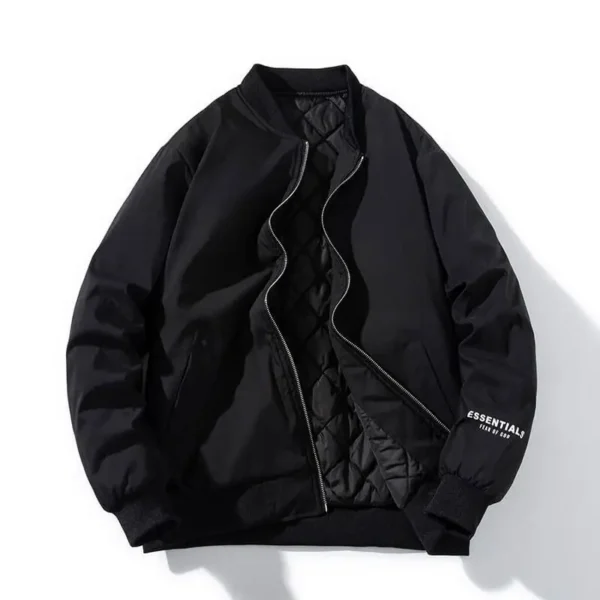 Black FOG Essentials Iridescent Puffer Jacket