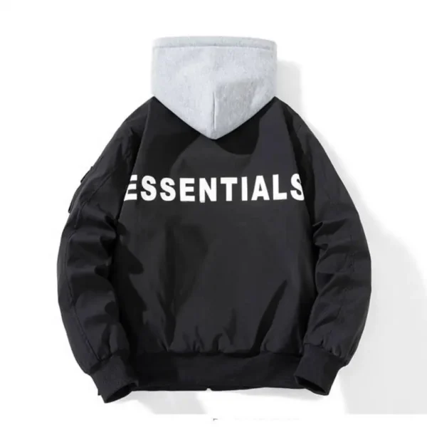 FOG Essentials Bomber Hoodie Jacket