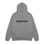 FOG Loose Fit Essentials Hoodie with Flocked Lettering